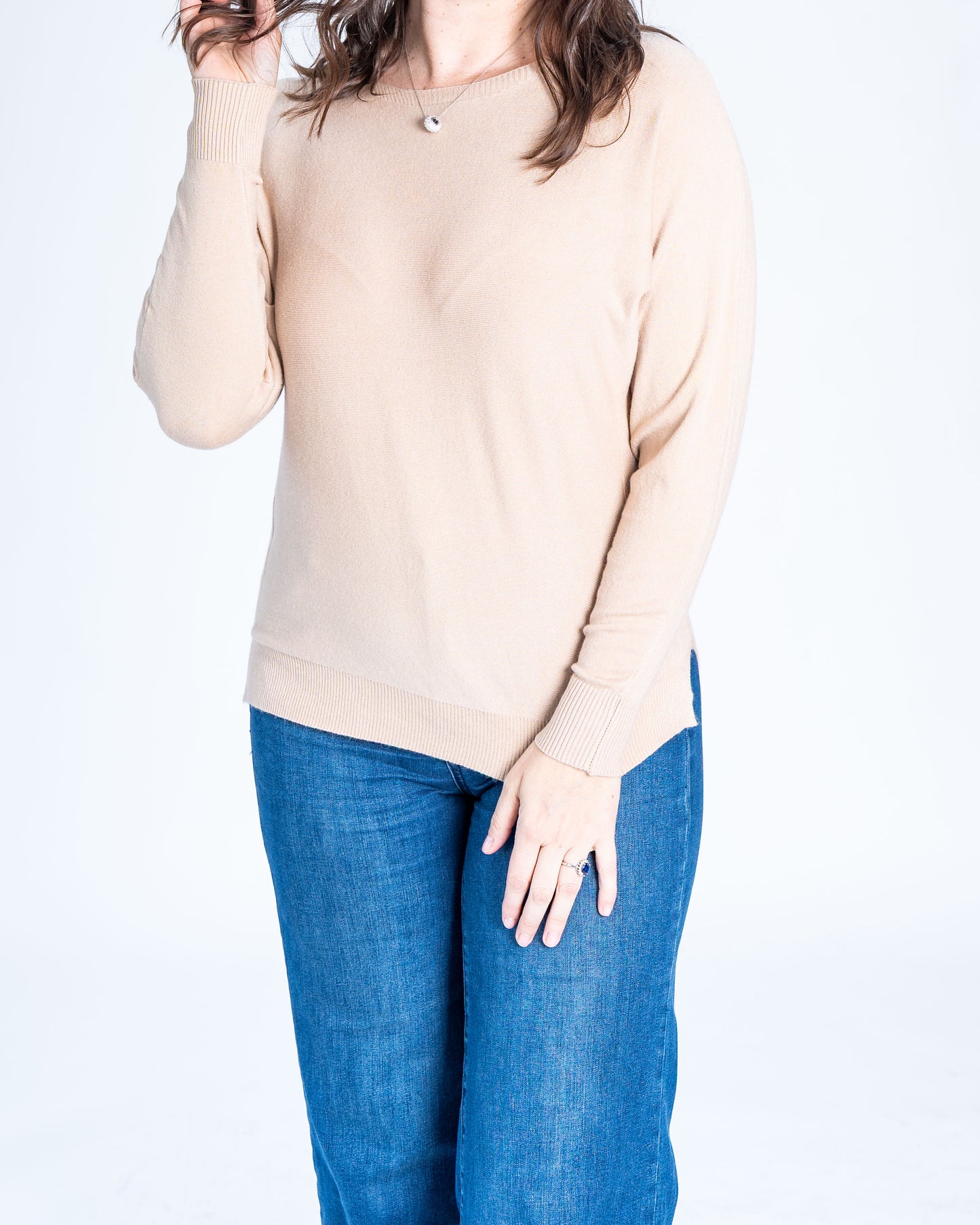 Sweater Liso Ruby Beige