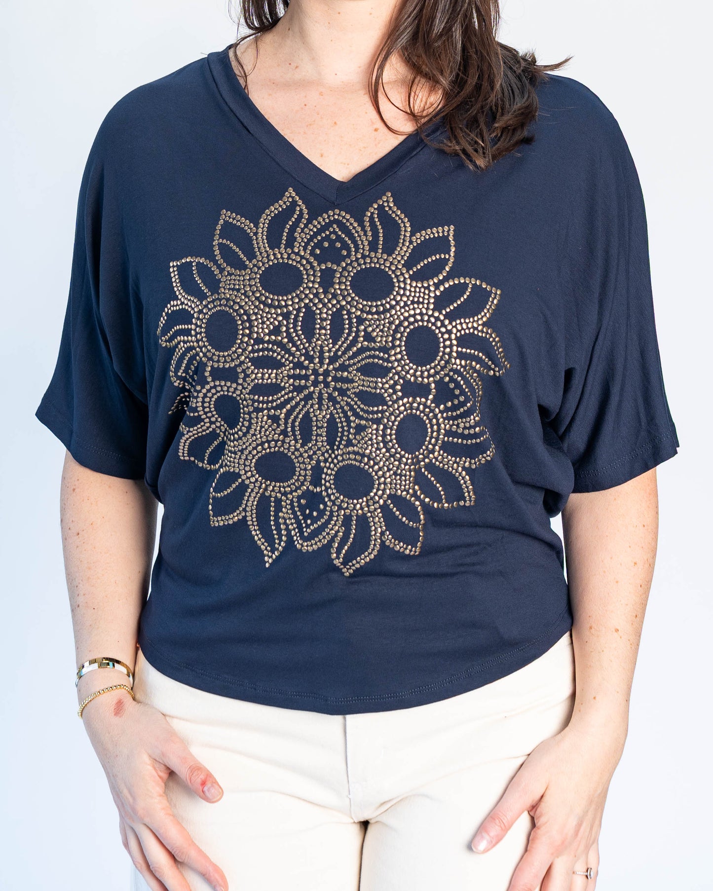 Polera BR Shine Azul Sol