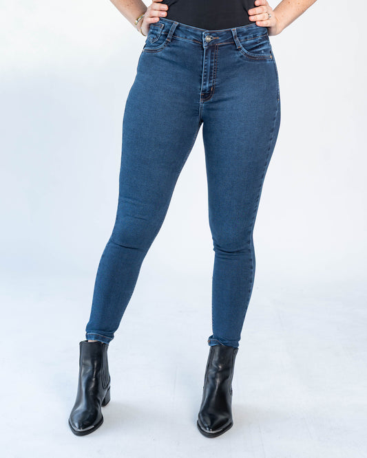 Jeans Pitillo Mercurio Azul