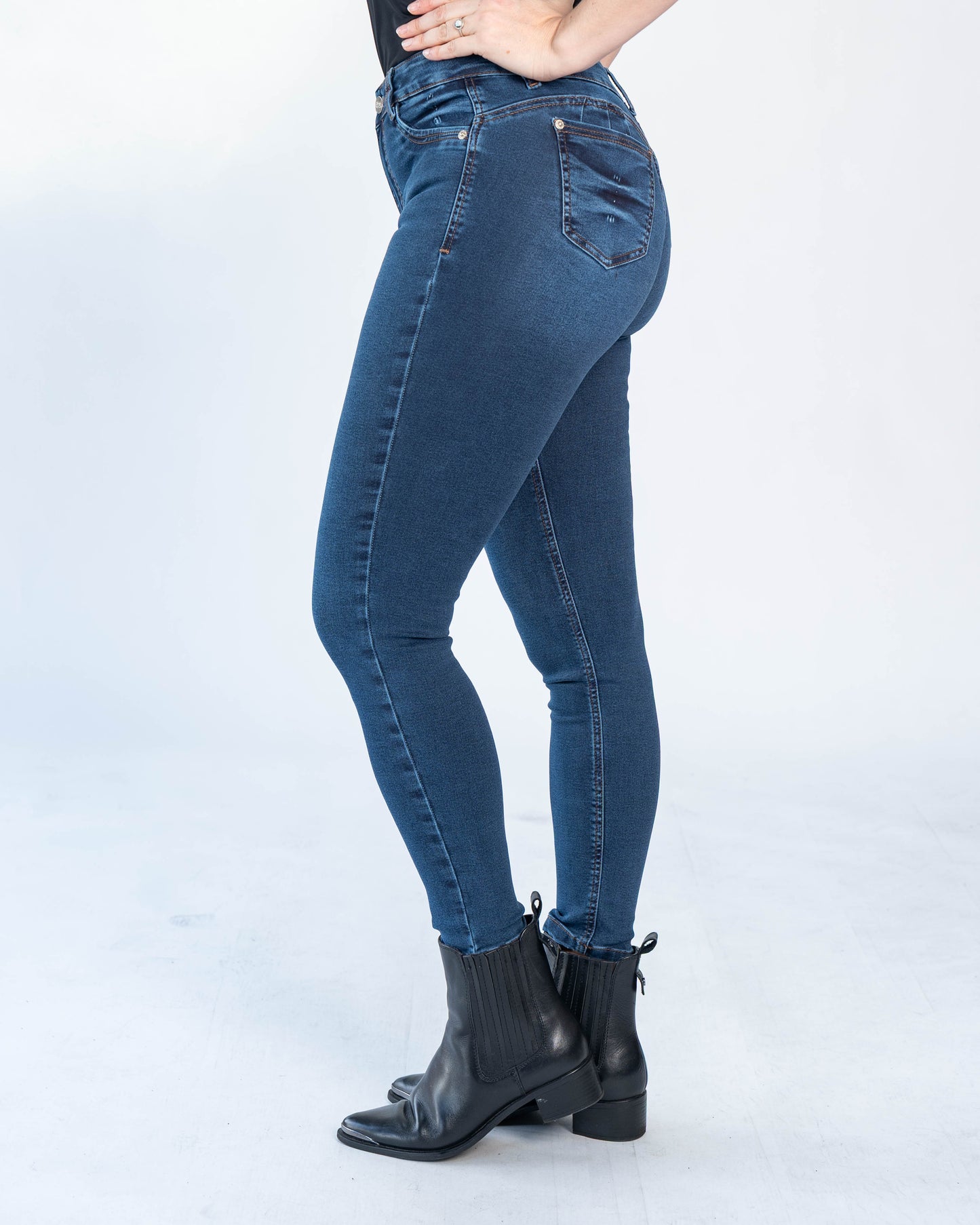 Jeans Pitillo Mercurio Azul