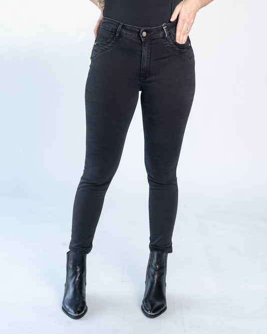 Jeans Pitillo Ilinois Negro