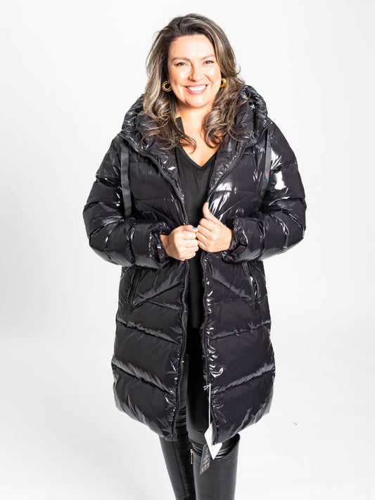 Parka Impermeable Negra