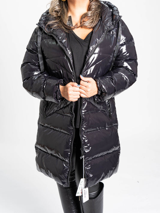 Parka Impermeable Negra