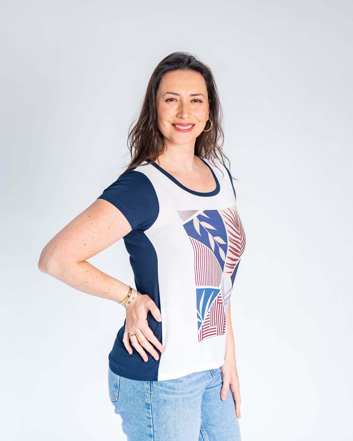 Polera BR Leticia Azul