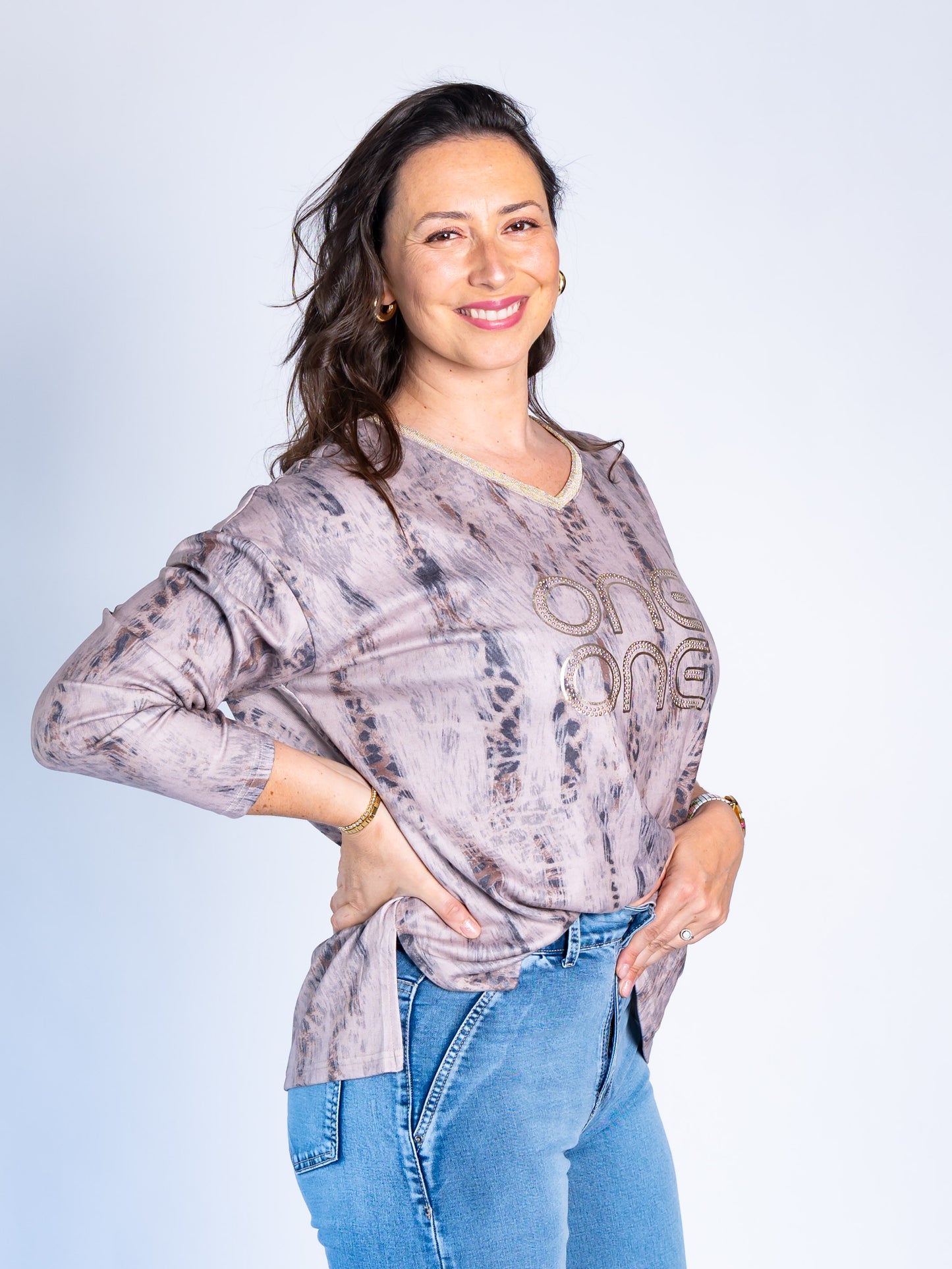 Polera Lanilla One Beige