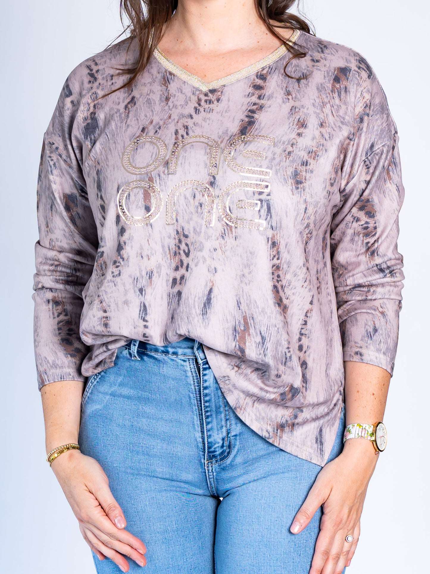 Polera Lanilla One Beige