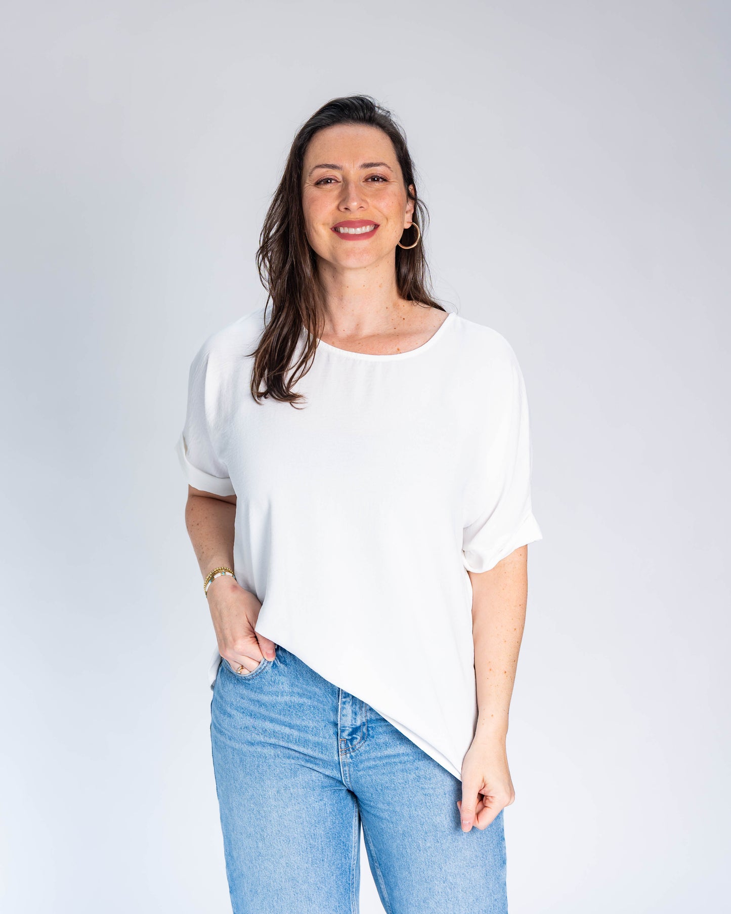 Blusa Lisa Amelia Blanco