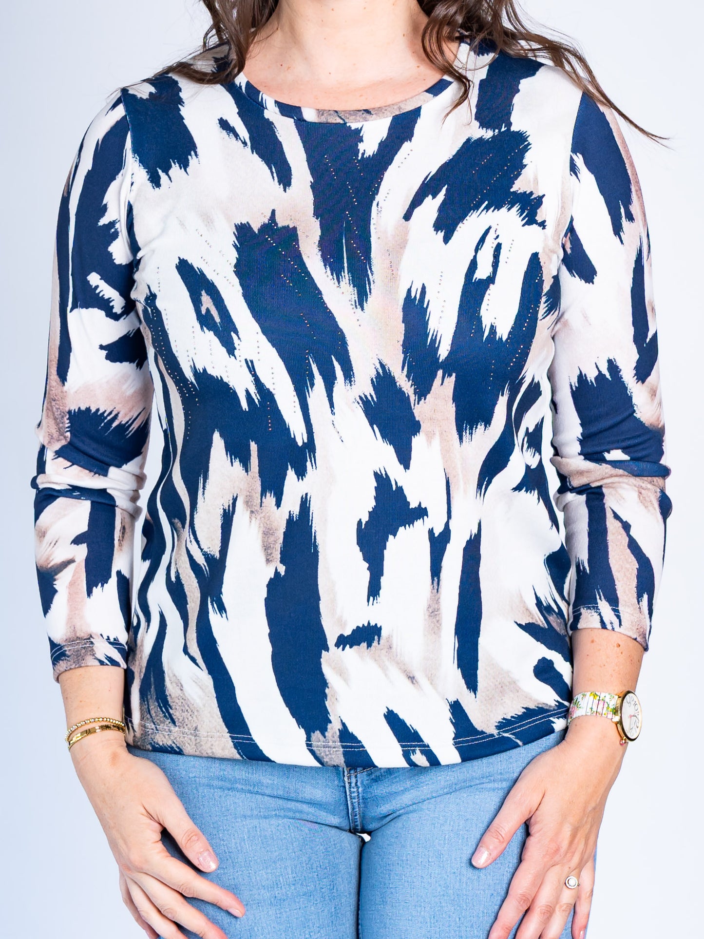 Polera Lanilla Miriam Azul