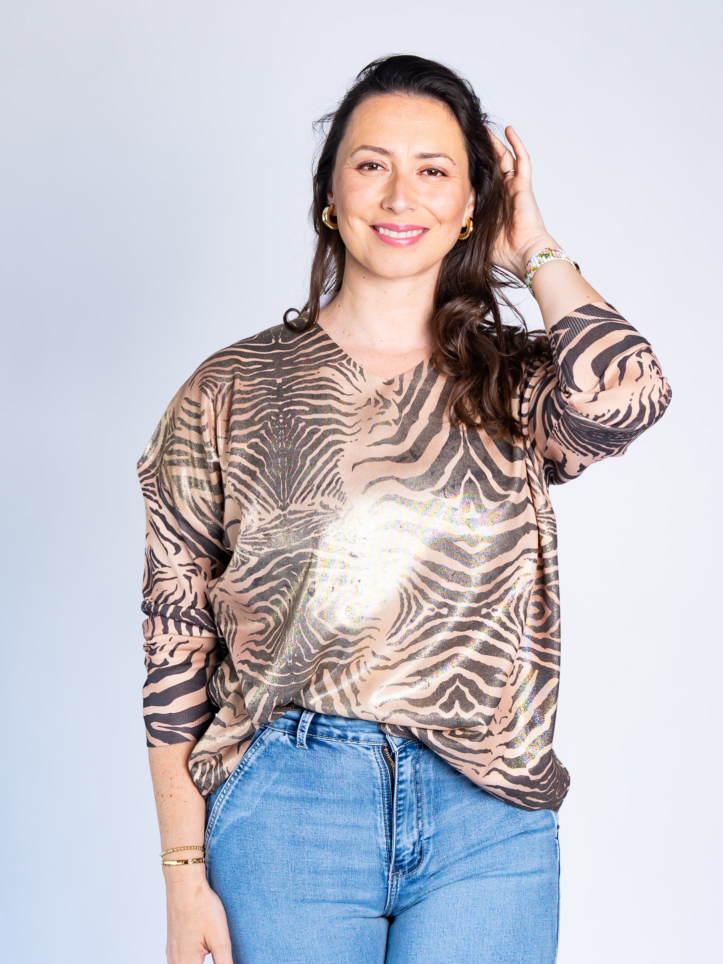 Sweater Hilo Zamira Cebra