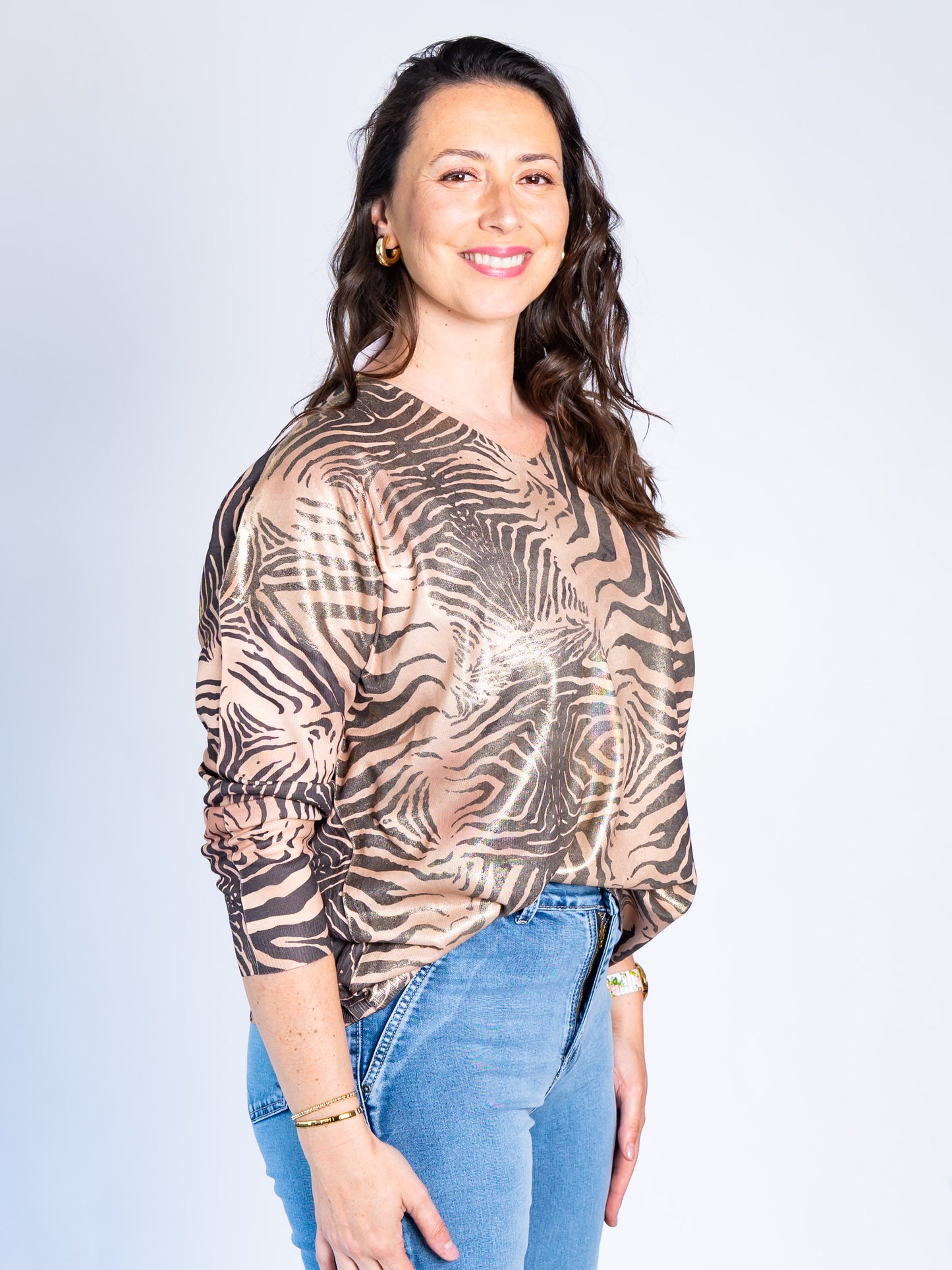 Sweater Hilo Zamira Cebra