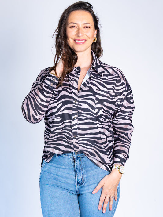 Blusa Marcia Cebra
