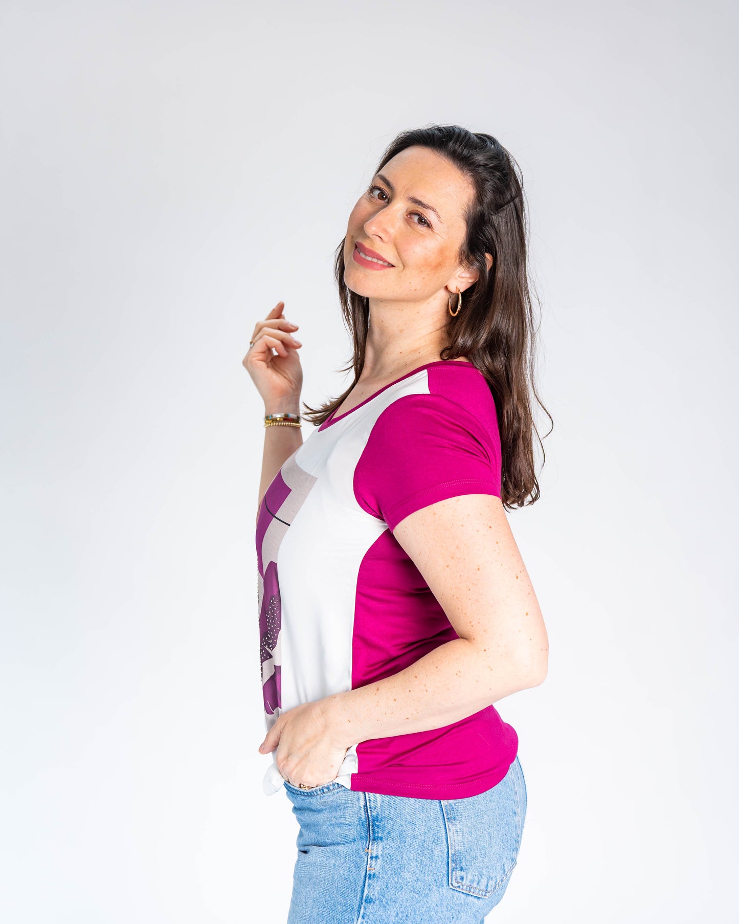 Polera BR Leticia Magenta