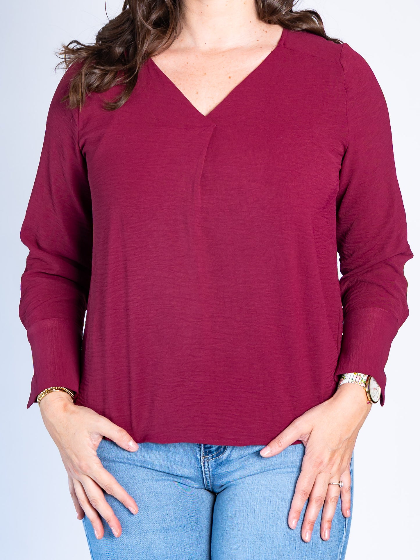 Blusa Lisa Lety Burdeo