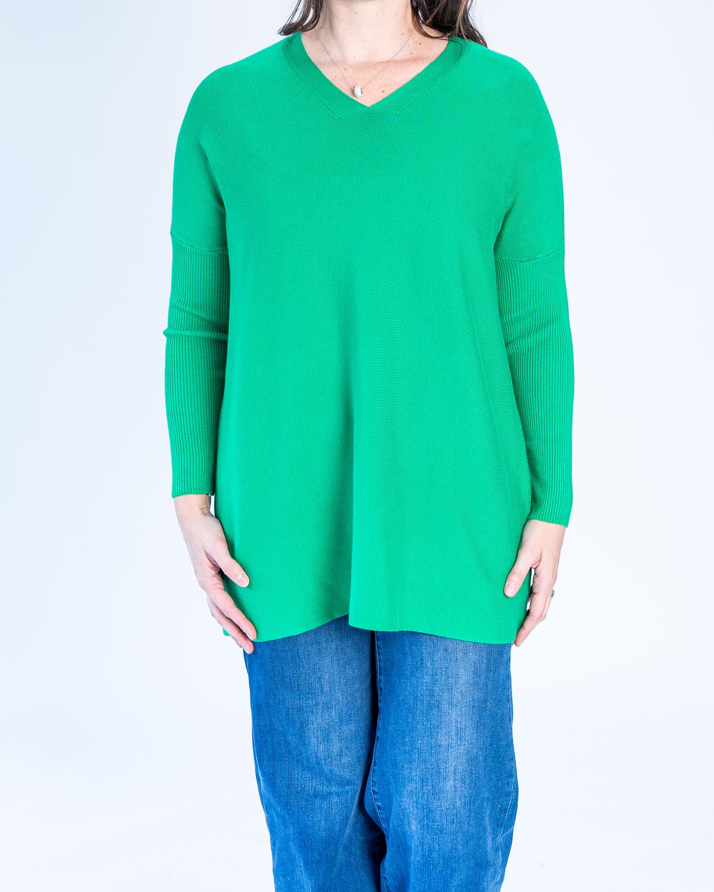 Sweater Isa Cuello V Verde