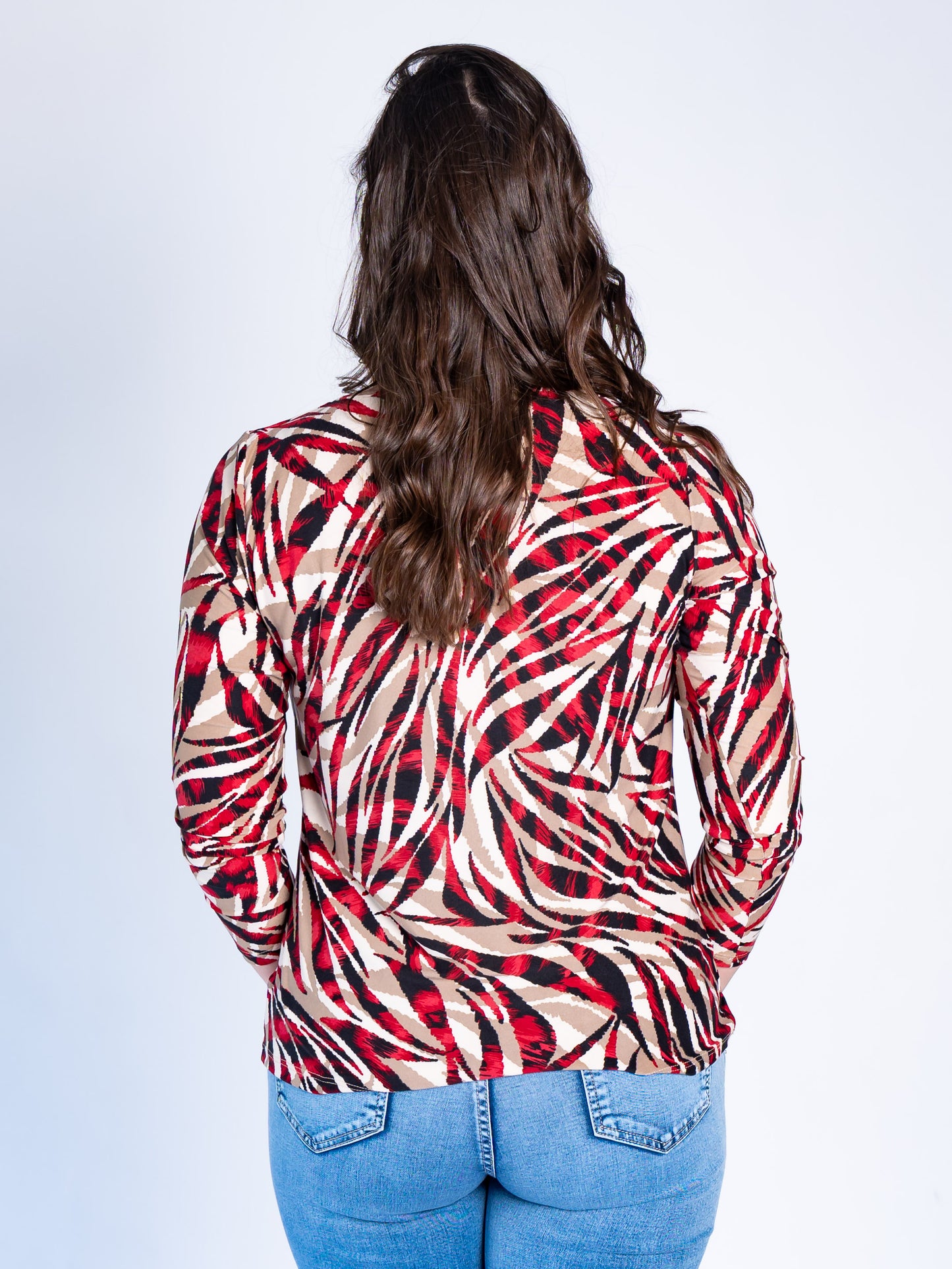 Polera Manga Larga Nury Rojo