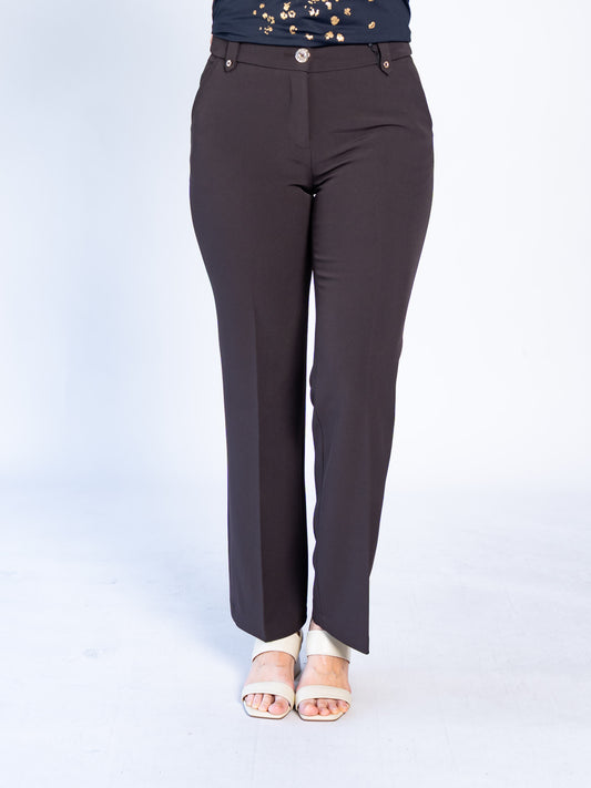 Pantalón Sastrero Marcos Café Moro