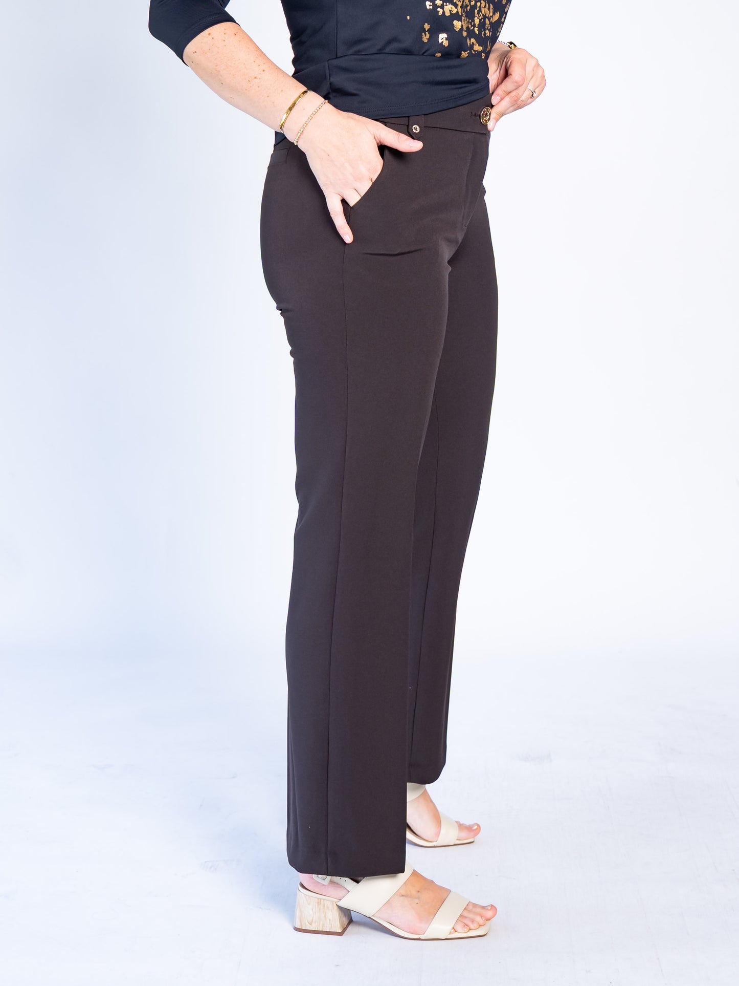 Pantalón Sastrero Marcos Café Moro