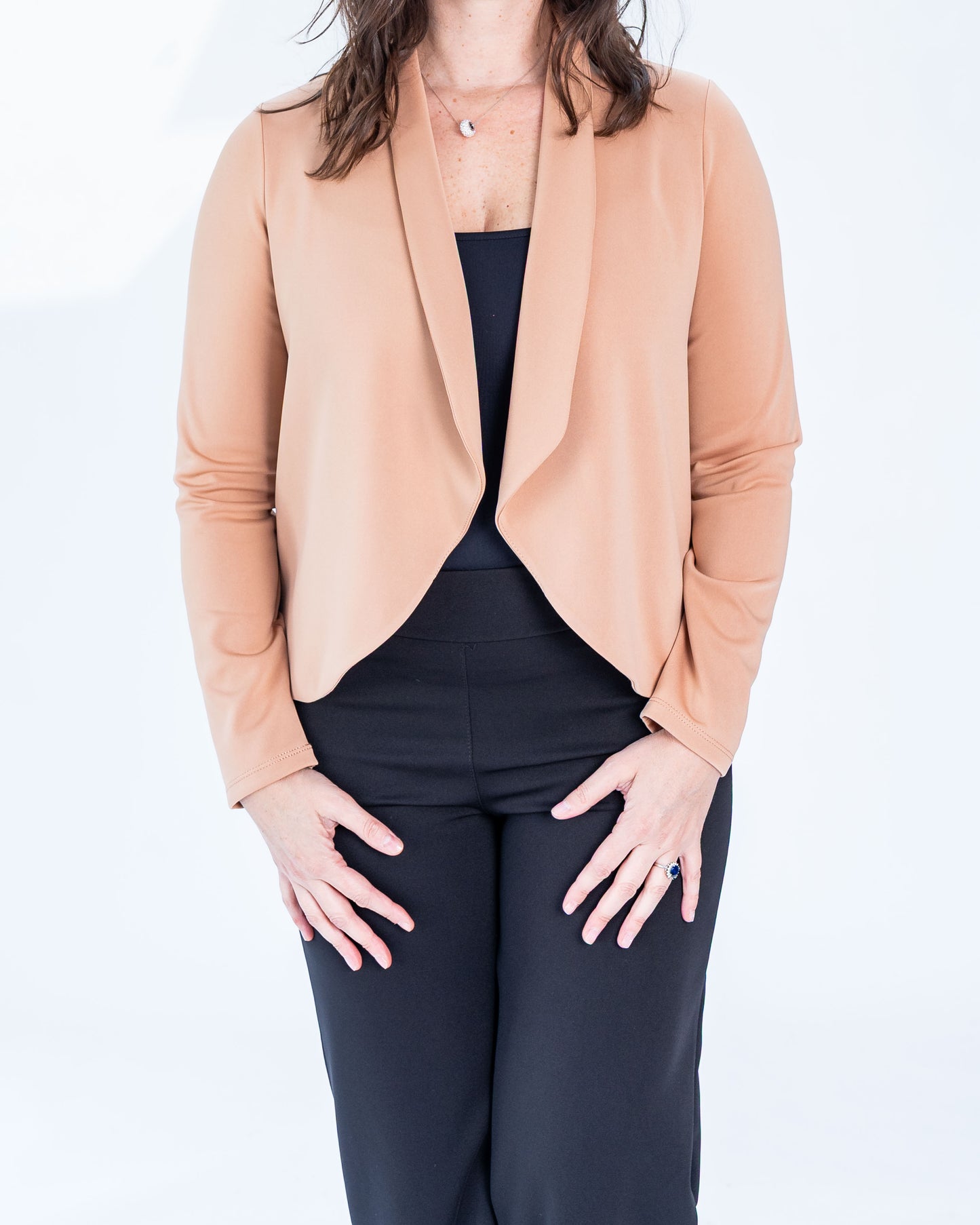 Chaqueta Ignacia Manga Larga Beige