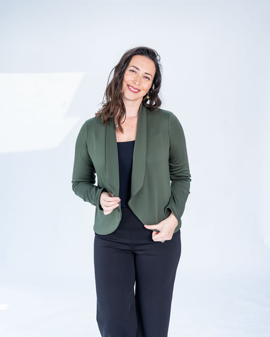 Ignacia Manga Larga Verde