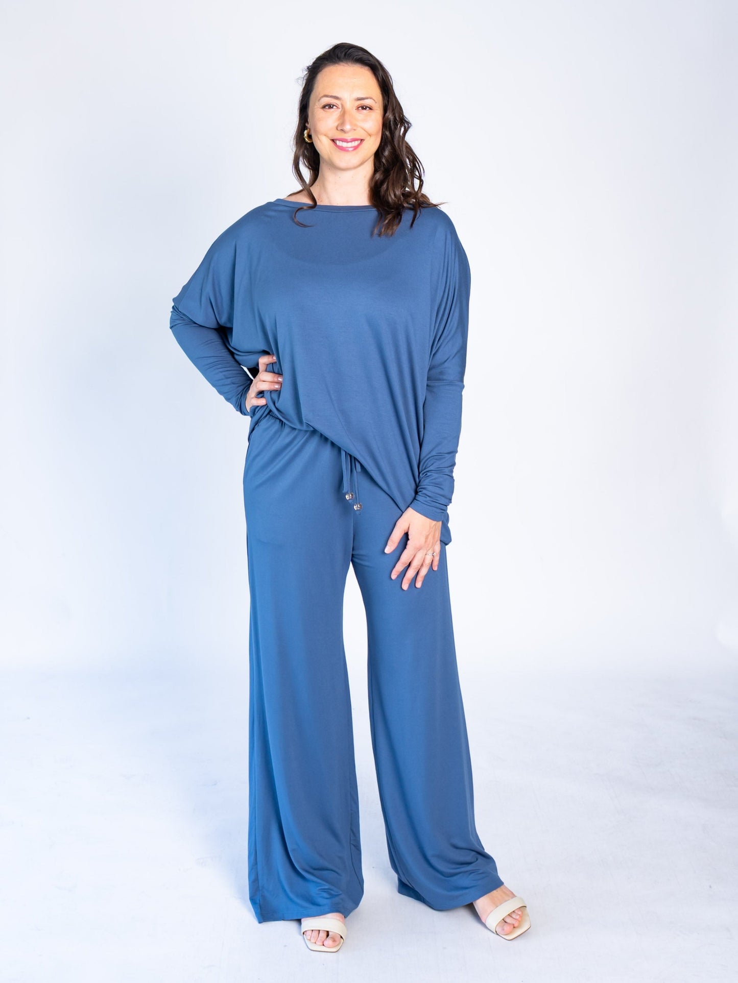 Conjunto BR Liso Marisol Azul