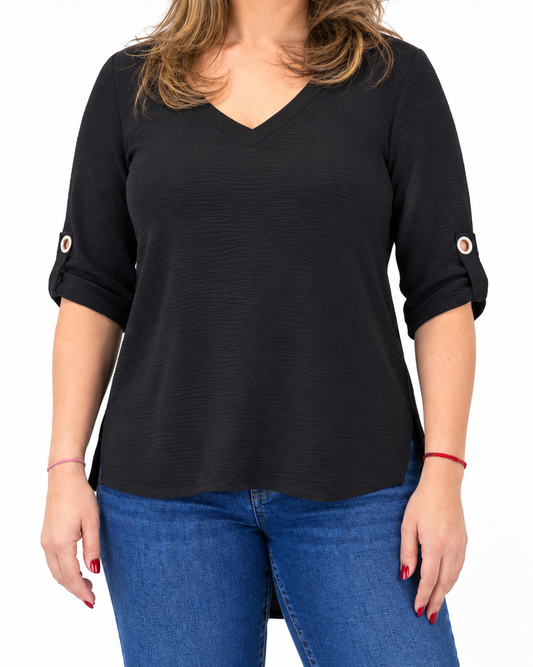 Blusa Lisa Melissa Negro