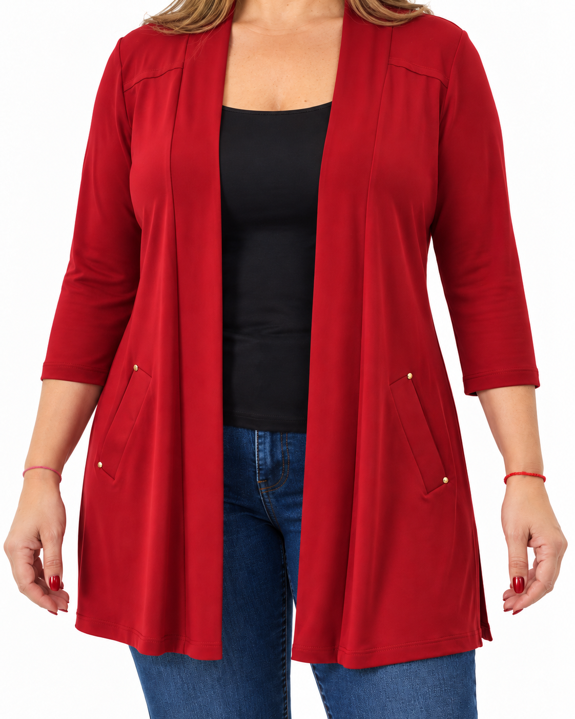 Tapado Liso Elena Rojo