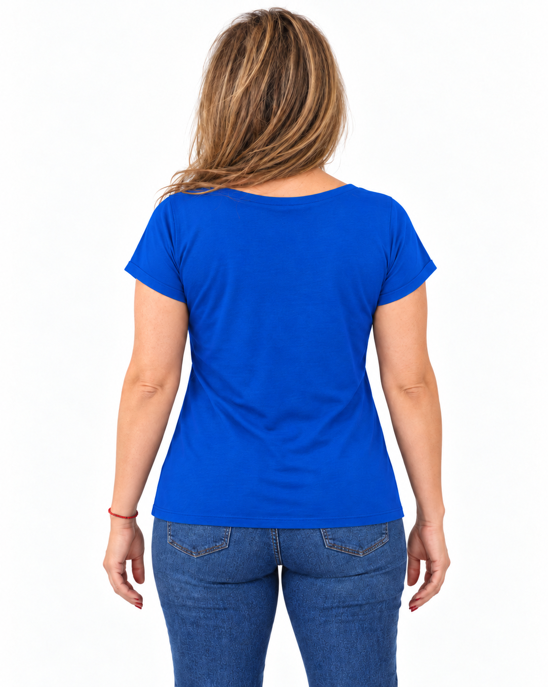 Polera Chic Print Azul