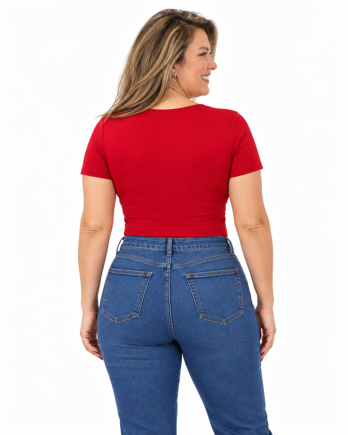 Body Liso Greta Rojo