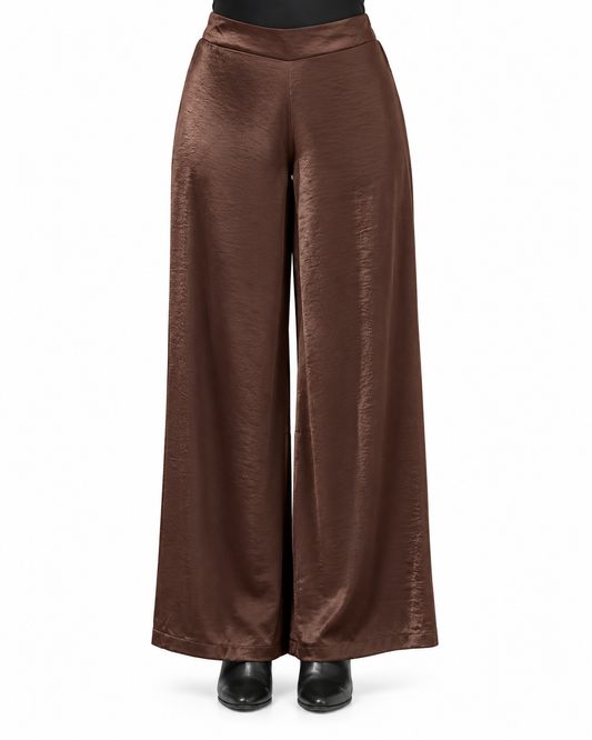 Pantalón Satín Hugo Café Moro