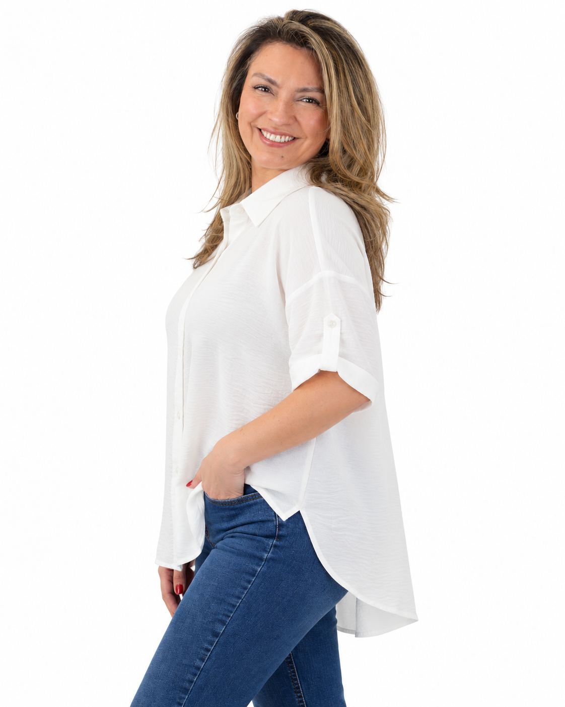Blusa Lisa Clarita Blanco