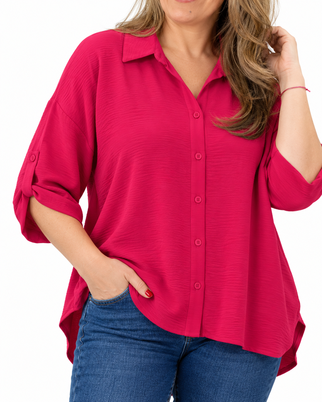 Blusa Lisa Clarita Fucsia