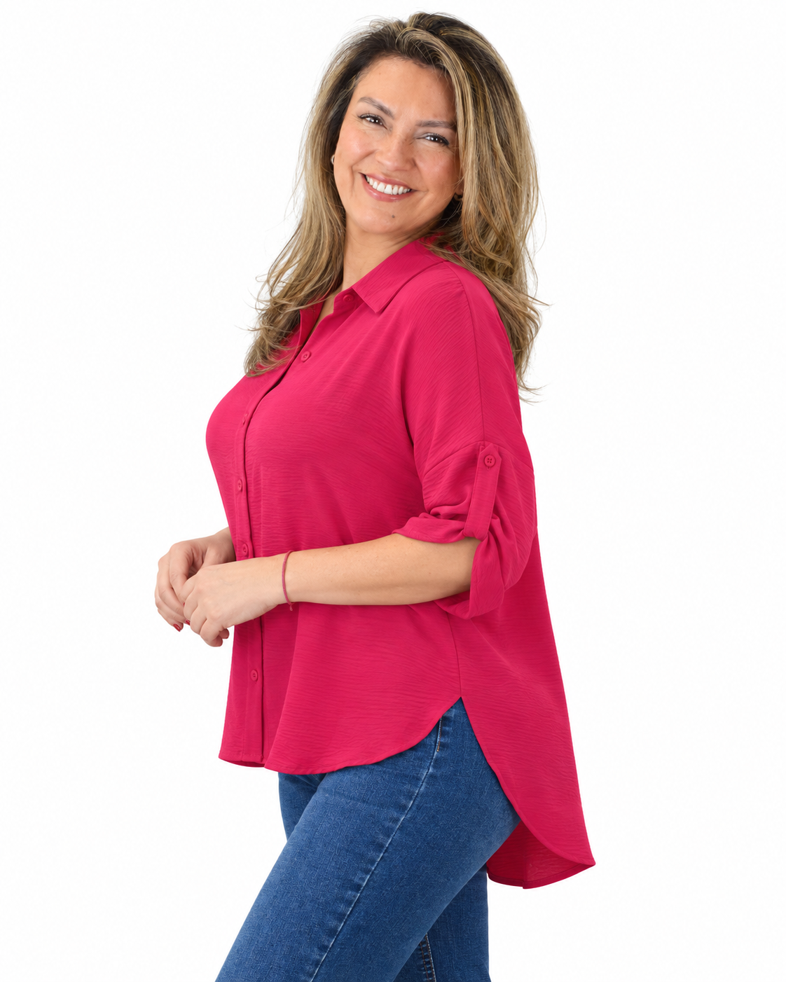 Blusa Lisa Clarita Fucsia