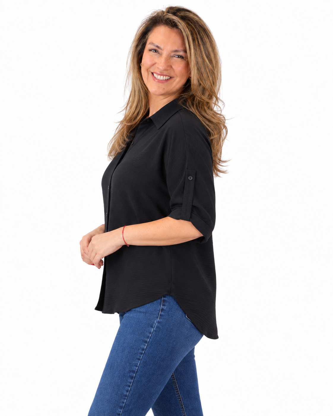 Blusa Lisa Clarita Negro