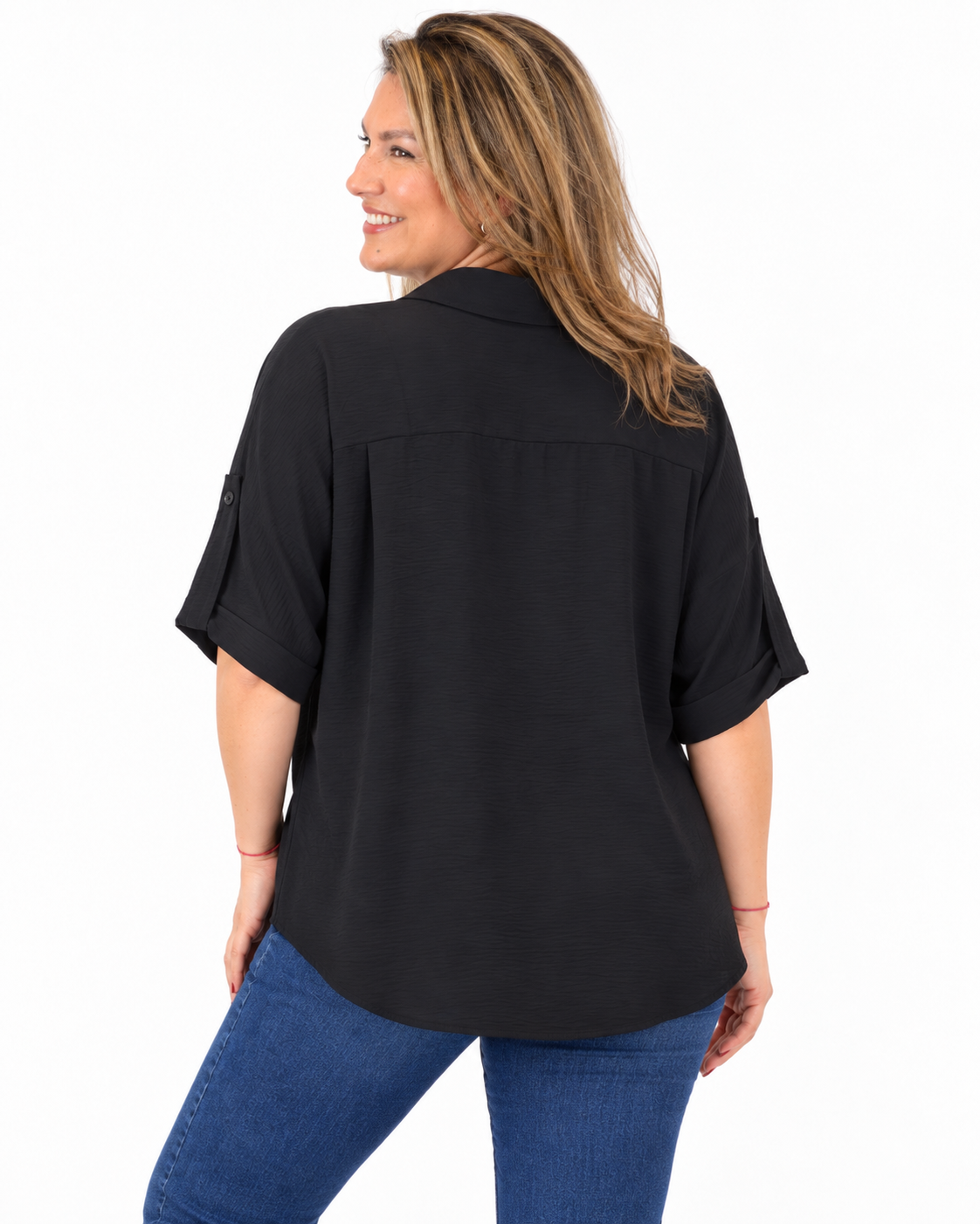 Blusa Lisa Clarita Negro