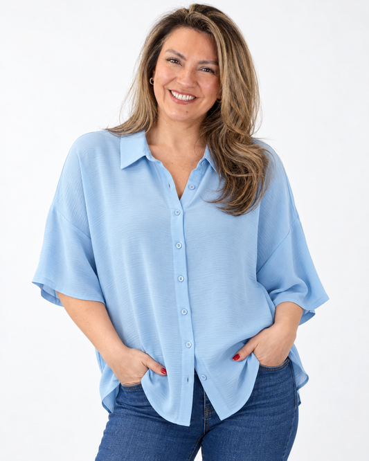 Blusa Lisa Clarita Celeste