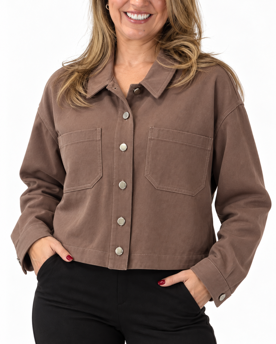 Chaqueta Biker Tiare Café