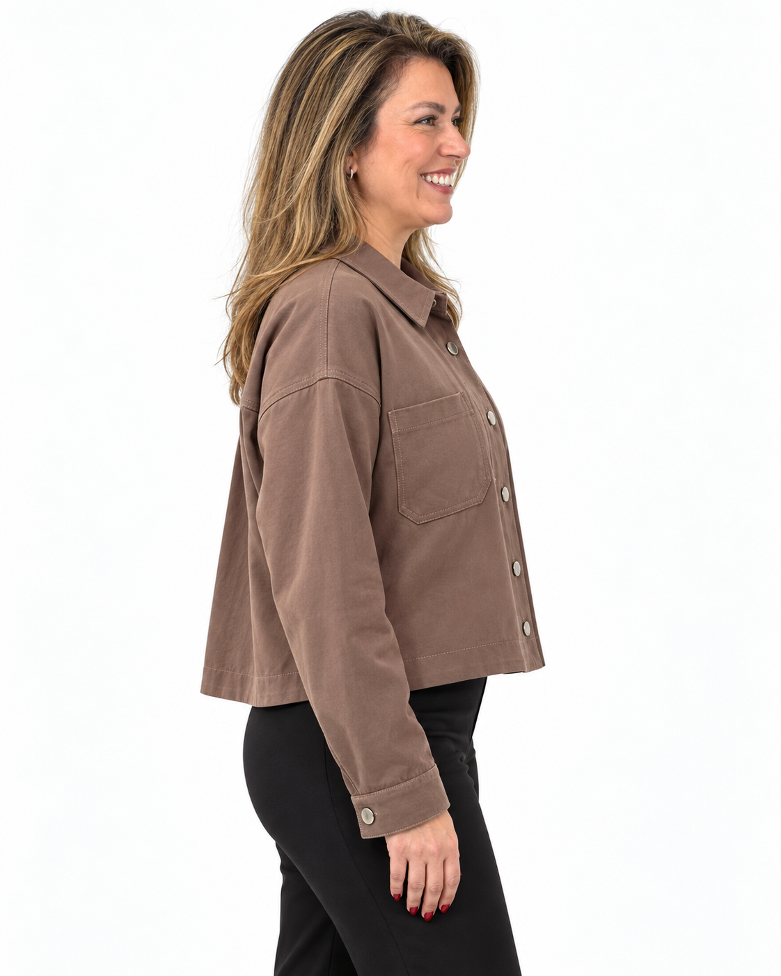 Chaqueta Biker Tiare Café
