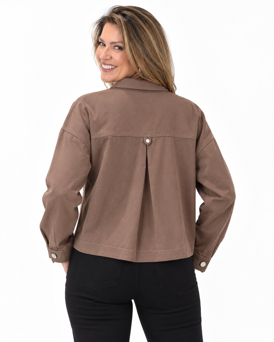 Chaqueta Biker Tiare Café