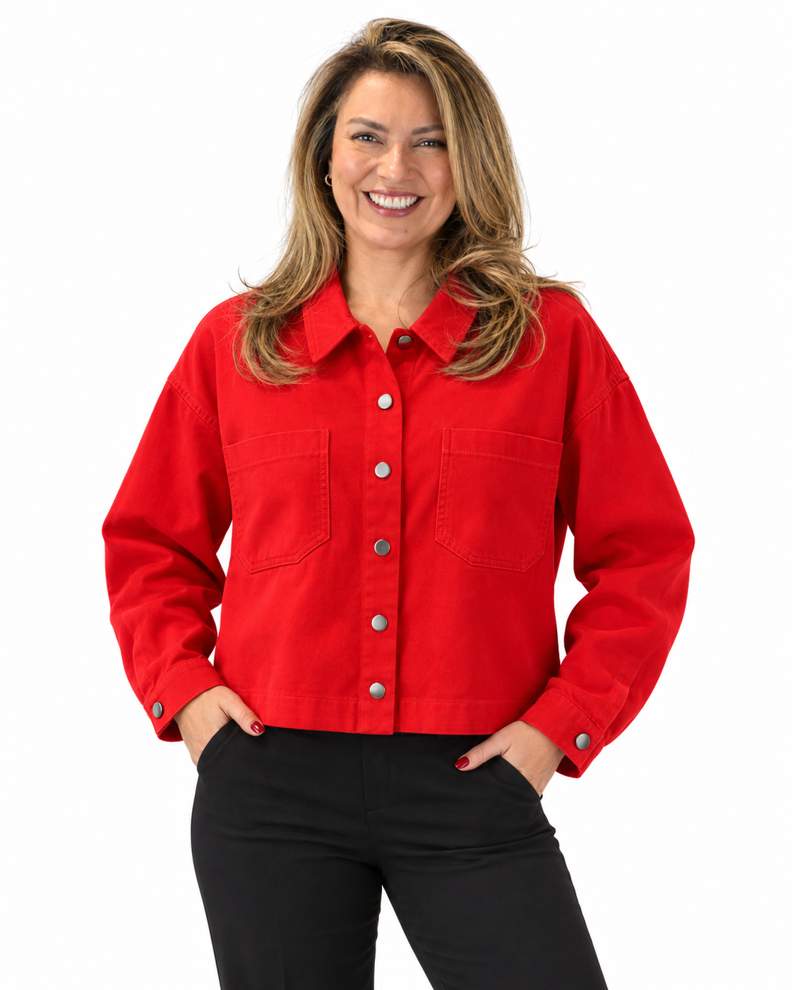 Chaqueta Biker Tiare Rojo