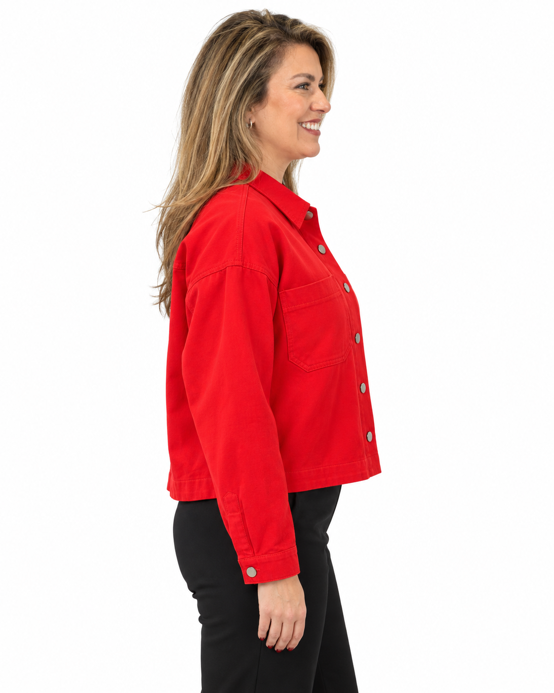 Chaqueta Biker Tiare Rojo
