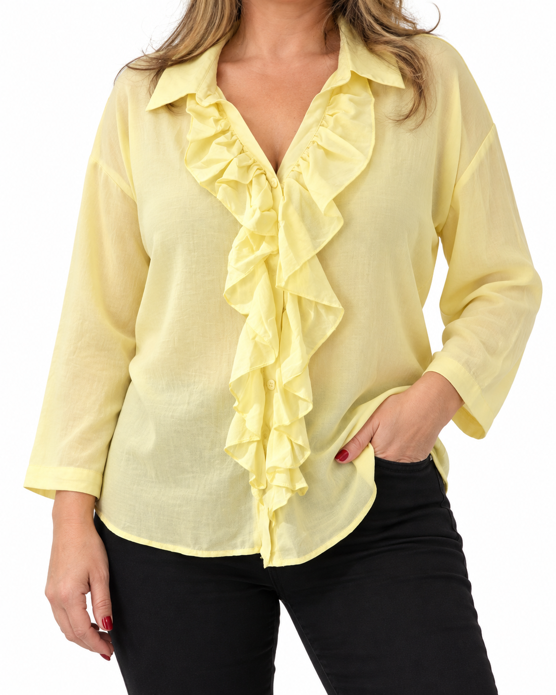 Blusa Margot Vuelos Amarillo