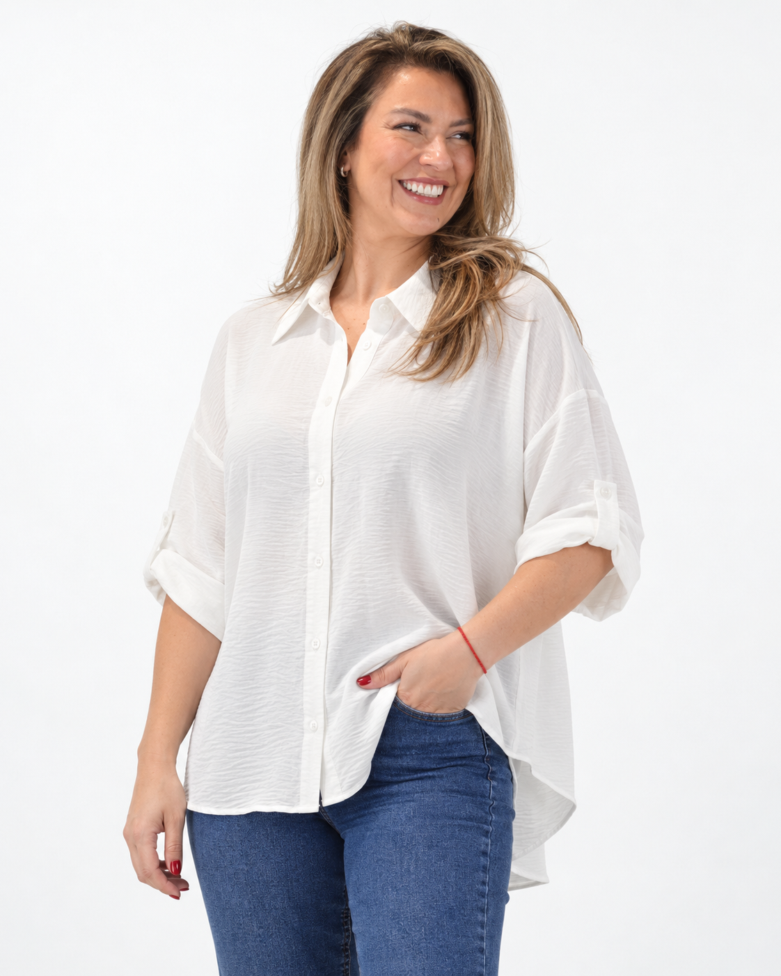 Blusa Lisa Clarita Blanco