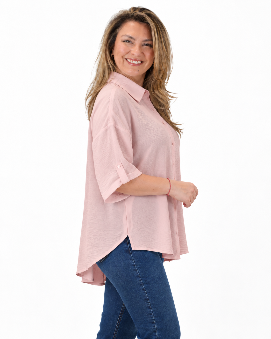 Blusa Lisa Clarita Palo Rosa