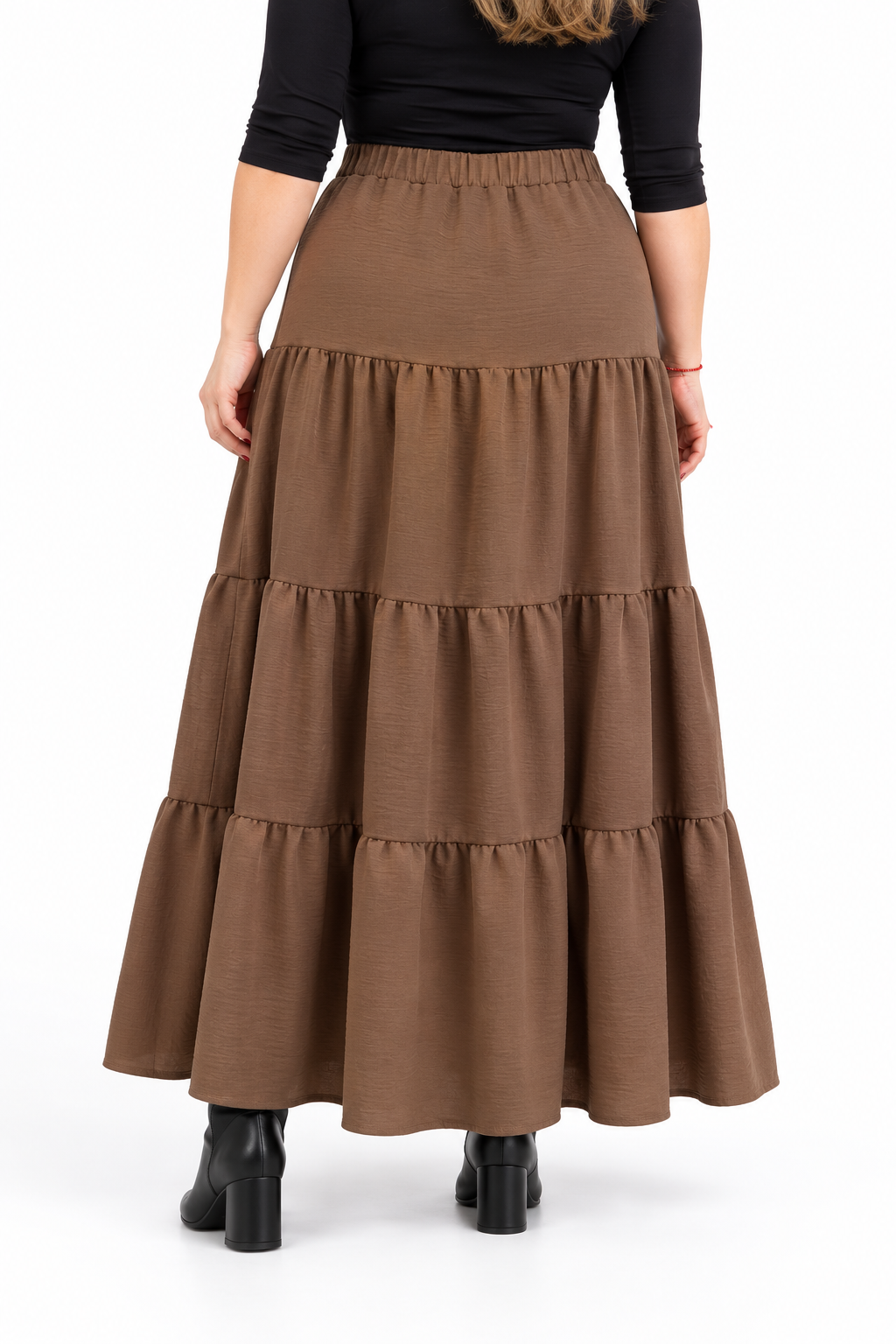 Falda Lisa Tamara Chocolate