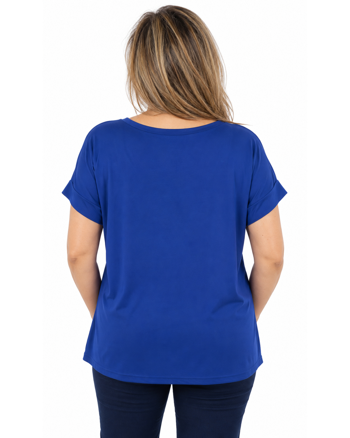 Polera Estefania Dorado Azul