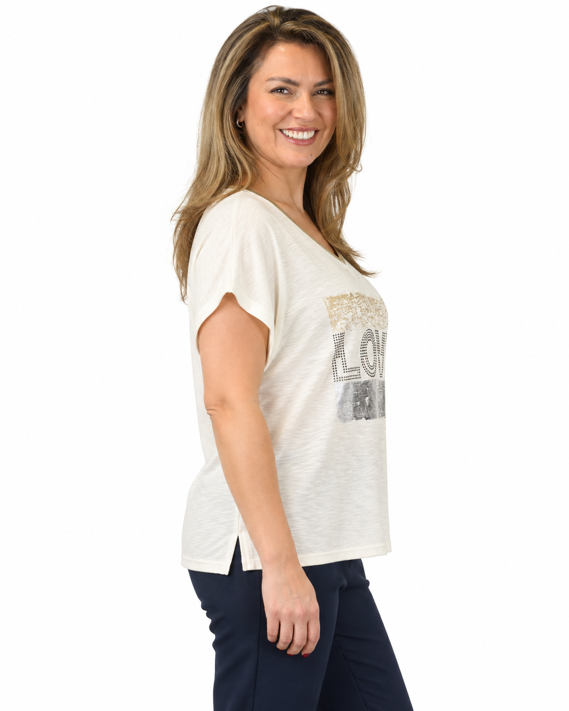 Polera Caro Love Blanco