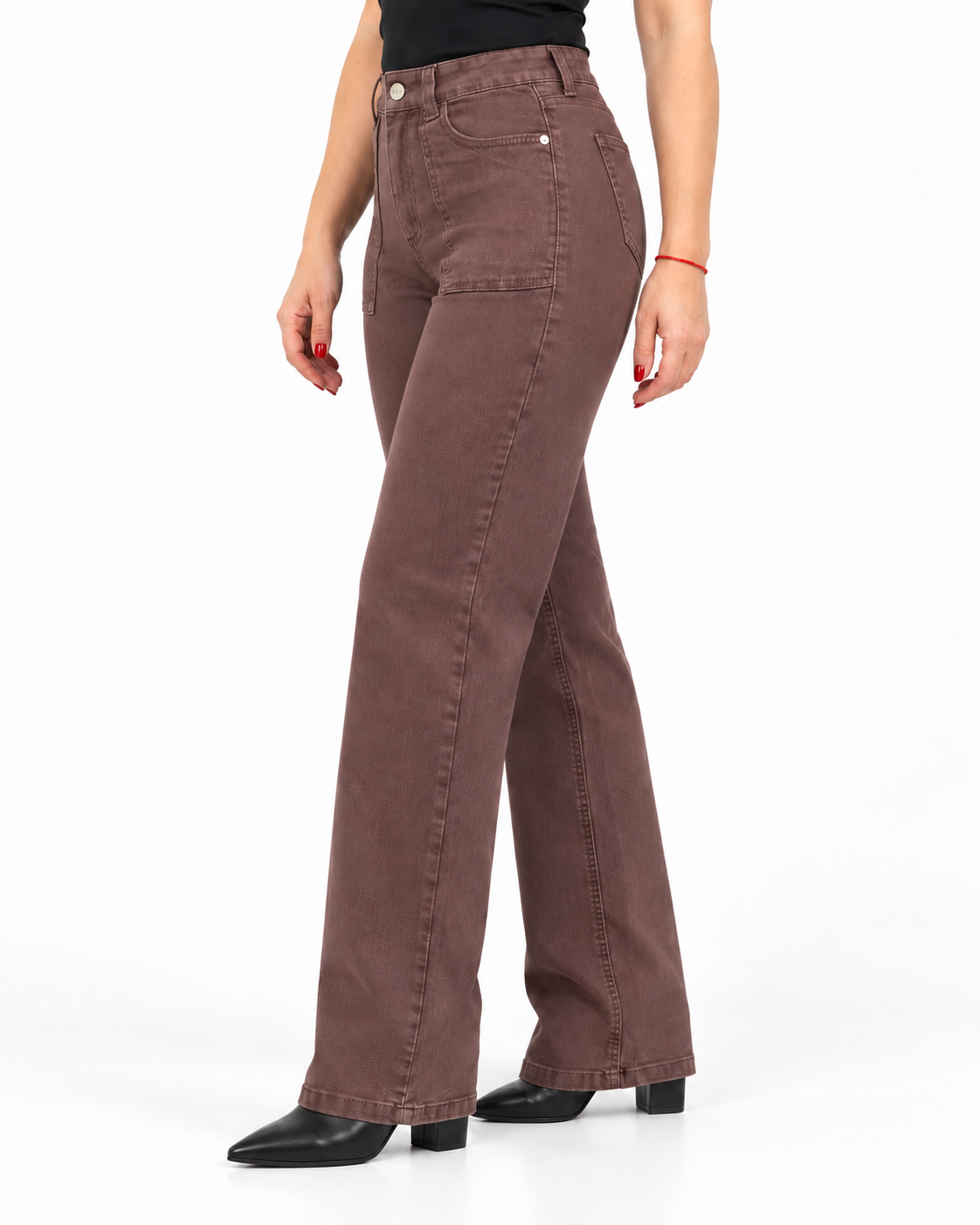 Jeans Infinito Bolsillo Chocolate