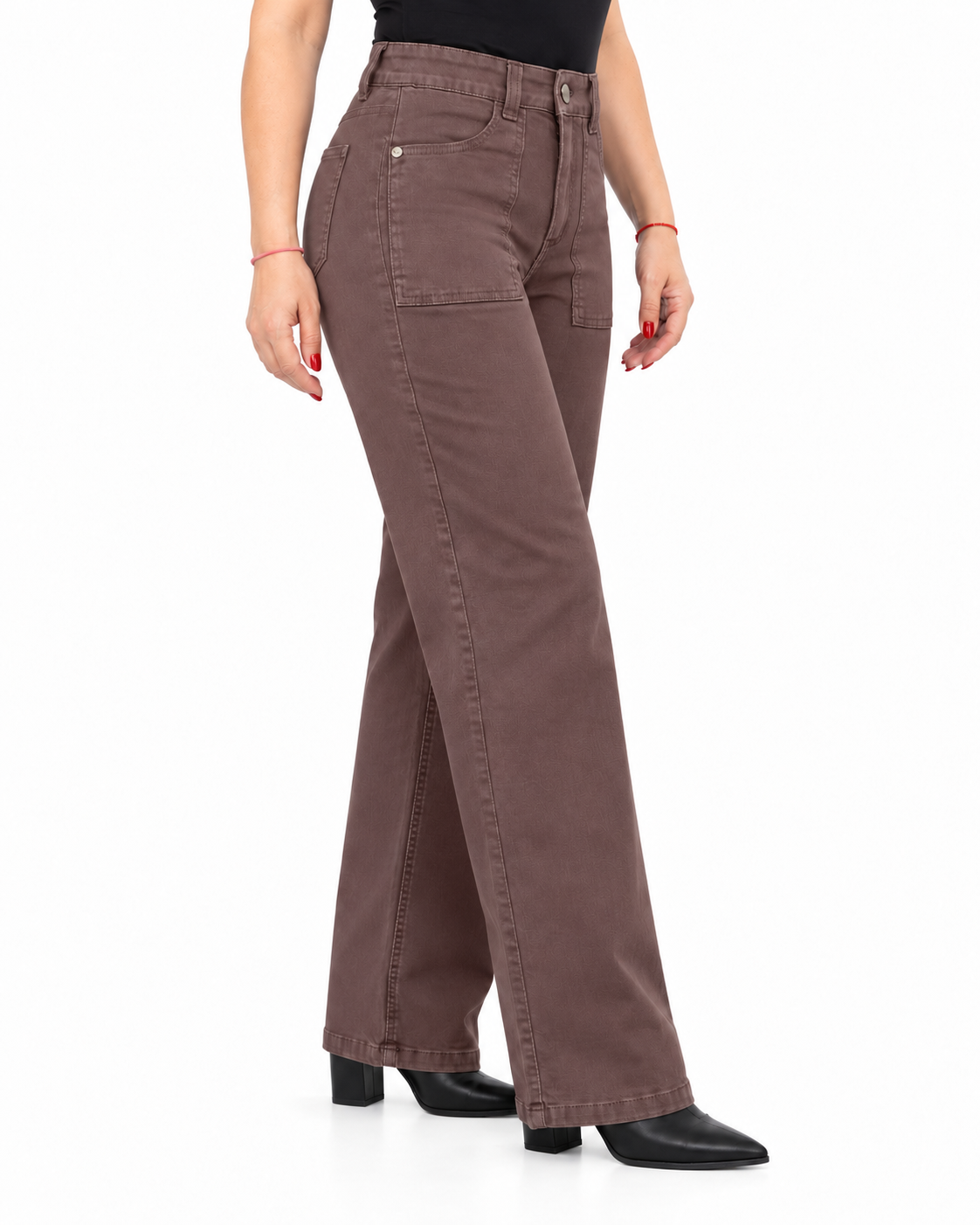 Jeans Infinito Bolsillo Chocolate