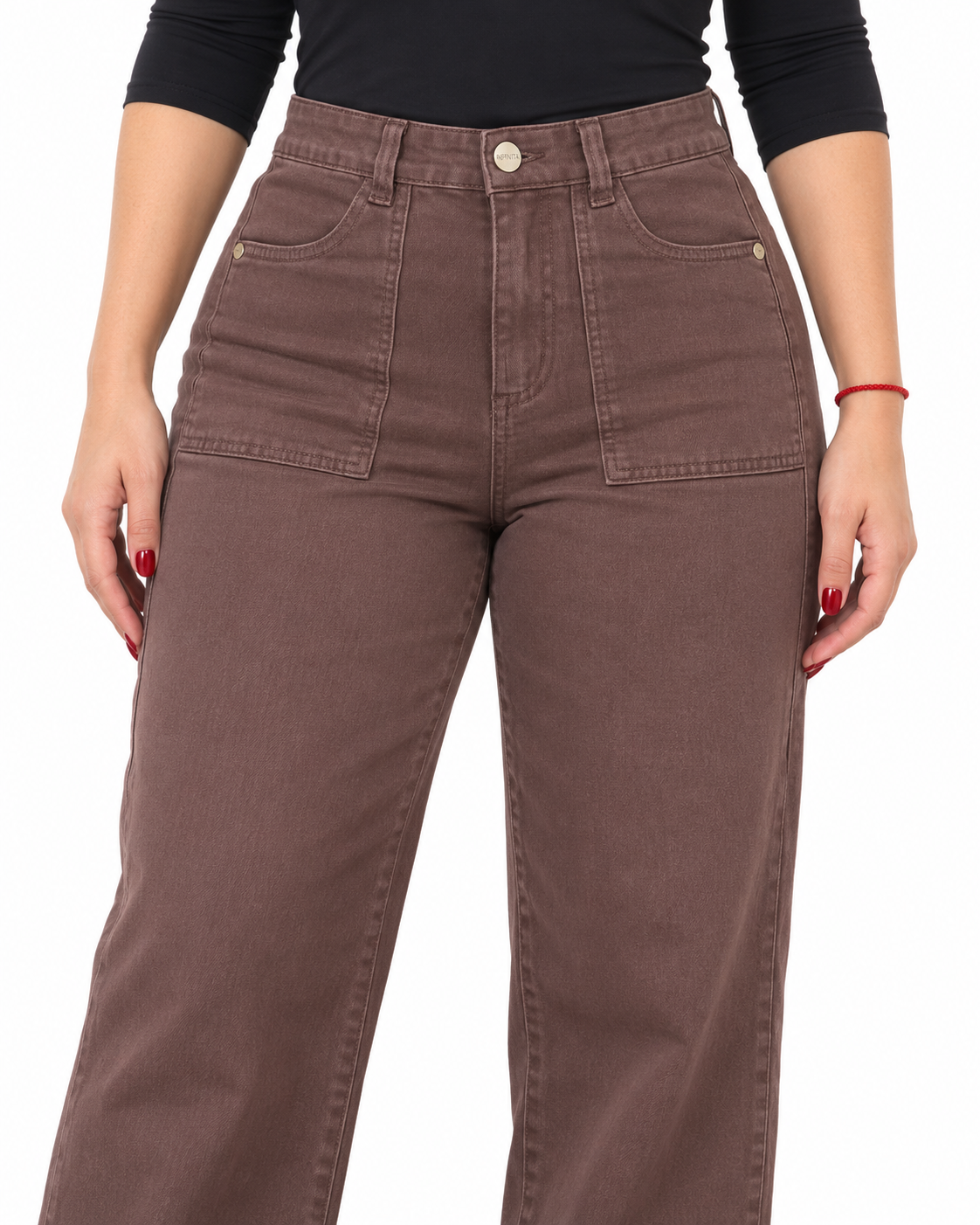 Jeans Infinito Bolsillo Chocolate