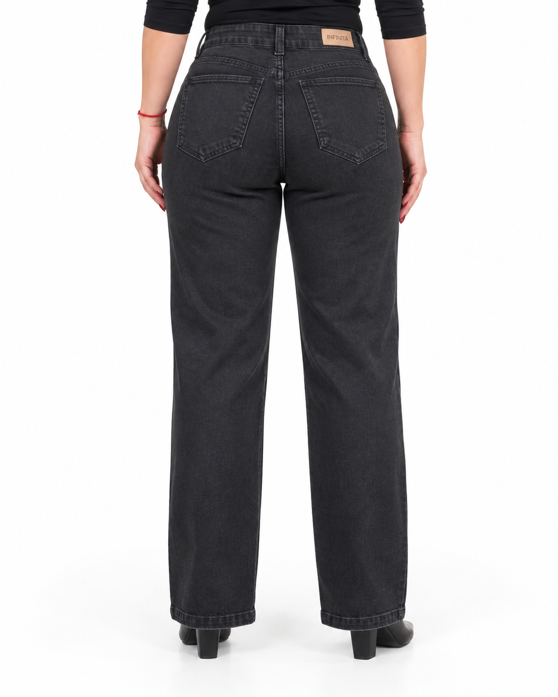 Jeans Infinito Bolsillo Negro